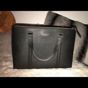 Kate Spade saffiano double zip tote